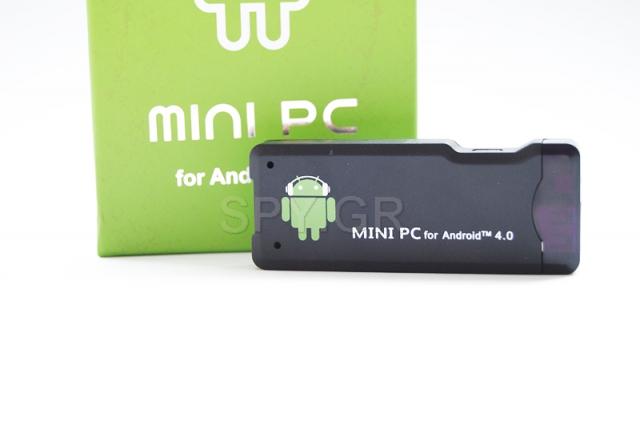 Ασύρματο μίνι πληκτρολόγιο + Μίνι PC με Android 4.0