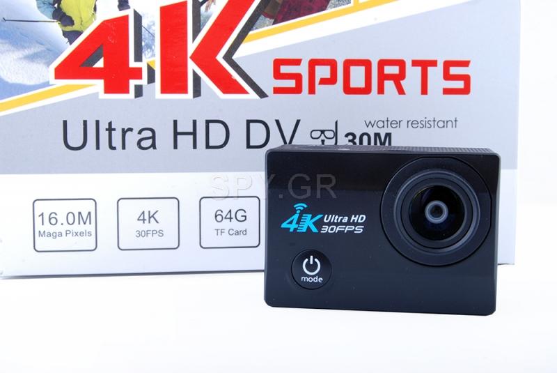 4K WiFi αθλητική κάμερα