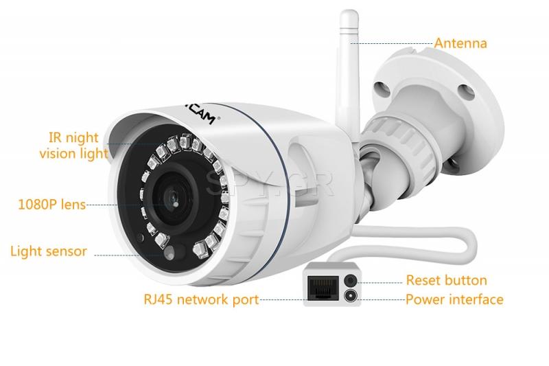 IP κάμερα για εξωτερική εγκατάσταση 1080Р